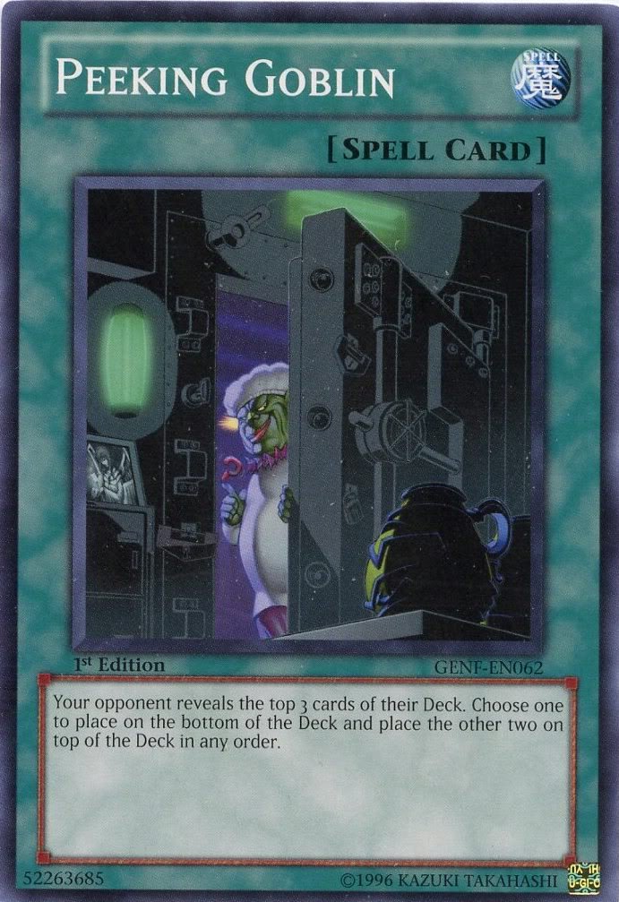 Amazon.com: Yu-Gi-Oh! - Peeking Goblin (GENF-EN062) - Generation